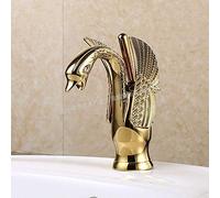 Faucet Kitchen Sink Faucet with Light Faucet Bathroom Copper Retro Faucet Basin swan Faucet