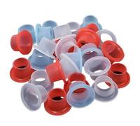 Faucet Leak-Proof Sealing Gasket, Faucet Washers with Silicone Raw Material Belt, Leak Proof Plug for Faucet Triangle Valve, Good Sealing Performance - (Pack of 10)