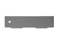Faucet Mat, Faucet Drying Mat, Silicone Double Sided Available Water Resistant Sink Splash Guard for Kitchen Bathroom (Grey)