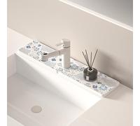 Faucet Mat for Kitchen Sink 15.7'' /40cm Size Diatomite Fast Drying Stone Sink Tray Super Absorbent