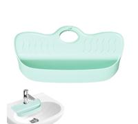 Faucet Mat For Kitchen Sink | Organizer With Drying,Inclined Design Kitchen Sink Splash Protection | For Use I On Corner Worktop With Sponges Scrubs And