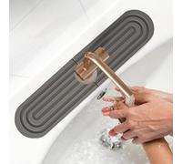 Faucet Mat for Kitchen Sink - Prevents Moisture Buildup Sink, Super Absorbent Diatomite Fast Drying Stone, Quick Drying Splash Guard,Durable Protector for Kitchen,Bathroom Counter