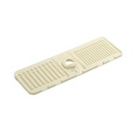 Faucet Mat for Kitchen Sink Silicone Faucet Pad Kitchen Foldable Drainage Multifunctional Wash Basin Sink Proof Draining Dry Tray(White 2)