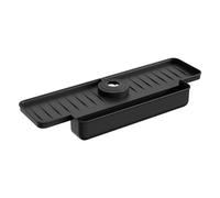 Faucet Mat for Kitchen Sink, Sink Mat with Sponge Holder Minimalist Design Silicone Draining Mat Fast Drying Stone Tray, Countertop Protectors Sink Fa