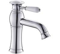 Faucet Modern Basin Mixer Tap Bathroom Sink Taps Single Ceramic Handle Chrome Brass Bath Basin Tap Mono Bloc Faucet with Hose