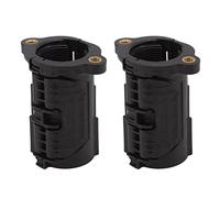 Faucet Nut Fixed Base, Wash Basin Faucet Fastener Plastic 2 Sets Strong Toughness Quick Release for Toilet