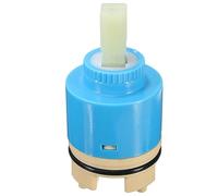 Faucet Replacement, Faucet Replacement 35mm Plastic Valve with Bottom Seal Water Tape Parts for Kitchen, Bathroom