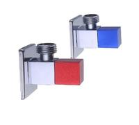 Faucet Replacement Parts 1/2" Chrome Brass Angle Valve Triangle Filling Valves for Kitchen Bathroom Water Stop HJ-0311L