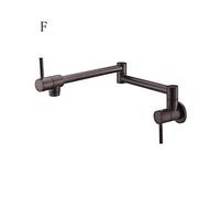 Faucet Retro Single Cold Brass Basin Taps Swivel Spout Faucet Taps Lead-Free Square Mount Folding Kitchen Sink Water Faucet Single Cold into The Wall Water-Tap,a