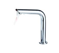 Faucet, Sensor Basin Faucet Chrome Deck Mounted, Automatic Inflated Water Mixer Tap Tall Sink Faucets ELS8870(Tall Cold)