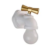 Faucet Shape Bedside Night Light Creative LED Light Rechargeable Wall Mounted Lamp for Kids Sleep Enduring Lights Cute for Kids Bedroom
