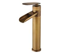 Faucet Sink Kitchen Single Handle Bathroom Single Hole Waterfall Bathroom Vanity Tall Antique