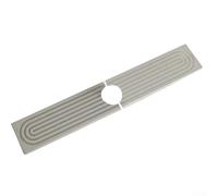 Faucet Splash Guard Mat 40x10cm Diatomite Super Absorbent Quick Dry Stone Sink Tray for Kitchen or Bathroom Countertop Water Protection Easy Clean Design in(Light Gray)