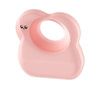 Faucet Splash Guard - Silicone Drip Pad for Faucet | Children's Bathroom Accessory with Cute Bear Face ,Non-Slip Faucets Mat, Drying Mat, Soap Holder, Sponge Organizer for Kitchen Sink Counter