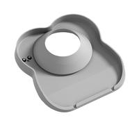 Faucet Splash Guard - Silicone Drip Pad for Faucet | Children's Bathroom Accessory with Cute Bear Face ,Non-Slip Faucets Mat, Drying Mat, Soap Holder, Sponge Organizer for Kitchen Sink Counter