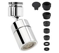 Faucet Sprayer Attachment Kitchen Faucet Aerator Adapter Water Spray Tap Head Replacement Tool Sink Aerator Splash Filter 360°Swivel Kitchen Tap Spray Head
