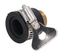 Faucet Tap Connector Adapter, Brass Universal Quick Joint 1/2in, Sturdy for Garden, Kitchen Water Hose Pipe, Great Convenience with Rubber Material