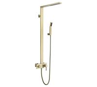Faucet/Tap,Shower System with Tub Spout Shower Faucet with Handheld Sprayer and Rain Shower Head Shower Combo Set Wall Mounted Tub and Shower Trim Kit, Hot and Cold Water,Black
