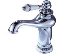 Faucet Taps Kitchen Faucet Bathroom Faucet All European Antique Copper Single Hole tap Basin Under Counter hot and Cold Retro tap 20
