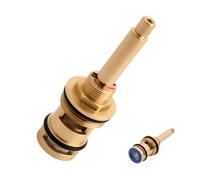 Faucet Valve, Balancing Cartridge Replacement, Mixer tap Cartridges, Brass Ceramic Disc Tap Valve, Insert Gland Cartridge, Quarter Turn 3/4" 20 Spline