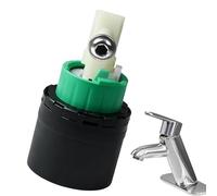Faucet Valve Core Replacement - 2-Inch Single Hole Ceramic Cartridge for Kitchen Faucets | Durable Metal and PVC Construction | Reliable Leak-Free Spare Part for Hansgrohe M3/m2
