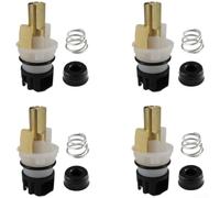 Faucet Valve Core Replacement, Kitchen Faucet Stem Replacement, RP25513 With Brass Components For Valve Stems And Springs Leak Repair(4 Set)
