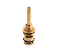 Faucet Valve,Mixer tap Cartridge, Tap Cartridges Replacement Brass Ceramic Disc Tap Valve Insert Gland Cartridge Quarter Turn 3/4" 20 Spline