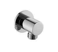 Faucet Wall Supply Elbow for Hand Held Shower Hose,Wall Union Water Supply for Handheld Shower Head,Shower System Wall Elbow Hand Shower Replacement Parts,Drop Ell Tub Hose Adapter Attachment Chrome