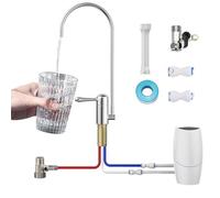 Faucet, Water Filter Faucet Compatible with Amway Espring Water Purifier One-Way Kitchen Sink Water Tap 360° Rotatable Drinking Tap for Bar Kitchen Sink, RV