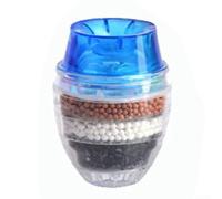 Faucet Water Filter System for Kitchen Tap - Activated Carbon Purifier Reduces & Bad Taste - Easy Install No Tools - Fits Standard UK Taps 6x4x4cm