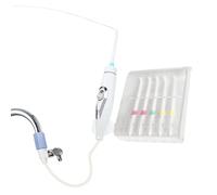 Faucet Water Flosser - Manual Tap Irrigator Care Device 6 Interchangeable Nozzles Safe Teeth Cleaning | Home Bathroom Travel