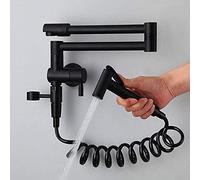 Faucet Water-tap Take A Shower Water Column All Bronze Tap Into Wall Basin Single Cold Kitchen Faucet Wash Basin Sink Laundry Pool Telescopic Bidet Faucet Bidet Telephone Line Thriving