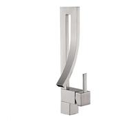 Faucet Waterfall Bathroom Sink Faucet, Brass Single Handle Faucets Hot Cold Water Mixer Tap, Hole Vanity Deck Mount Utility Remodel water-tap