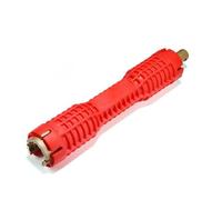 Faucet Wrench Tool, Multi Purpose Water Pipe Spanner Basin Tap Wrench Plumbing Tool for Faucet Sink Install Bathroom Kitchen Repair - Red