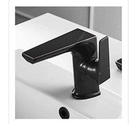 Faucets, Faucet Brass Classic Black Bathroom Low Faucet Deck D Cold Hot Water Mixer Taps