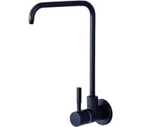 Faucets, Kitchen Faucet Water Filter Faucet Single Cold Reverse Osmosis Stainless Steel Wall Mount Utility Sink Faucet/Black/a