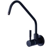 Faucets, Kitchen Faucet Water Filter Faucet Single Cold Reverse Osmosis Stainless Steel Wall Mount Utility Sink Faucet/Black B/a