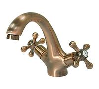 Faucets, Useful,Retro Nostalgia Handle Sink Faucet Beatrix Red Bronze