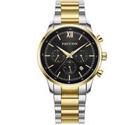 Faucon Roman F10024 - Man - 43 mm - Analogue - Quartz - Sapphire-Coated Mineral Glass Black 22 mm