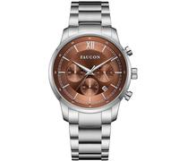 Faucon Roman F10057 - Man - 43 mm - Analogue - Quartz - Sapphire-Coated Mineral Glass Rose gold 22 mm