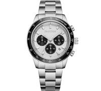 Faucon Speedtimer F10016 - Man - 43 mm - Analogue - Quartz - Sapphire-Coated Mineral Glass White 22 mm