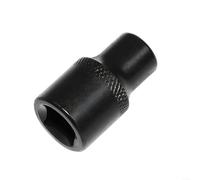 Fauhapyway 11pt Truck Brake Caliper Socket ，Professional Automotive Repair Tool Steel Removal Sleeve for Caliper Maintenance Black