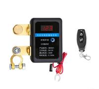 Fauhapyway 12V Remote Battery Disconnect Switch 260A Kill Magnetic Lock Automatic Power Off To Prevent Drain(SW3501-1 Remote)