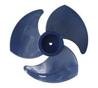 Fauhapyway 180mm 3-Blade Turbine Fan Replacement Part with D-Shaped Hole for Quiet Air Circulation in Floor Fans(blue)