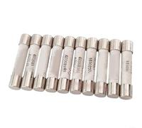 Fauhapyway 189120 For SIBA 10A 500V 6X32mm Fast Acting Fuse Ultra Quick Metal Construction Multimeter Electronic Devices Measurement Protection