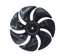 Fauhapyway 25cm 7-Blade Fan Replacement Parts Quiet Plastic Air Circulator Blades for Floor Wall Desktop Fans Home Office(black)