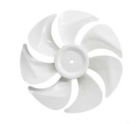 Fauhapyway 25cm 7-Blade Fan Replacement Parts Quiet Plastic Air Circulator Blades for Floor Wall Desktop Fans Home Office(white)