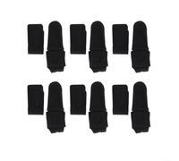 Fauhapyway 3/6-Pack Neoprene Fishing Rod Protective Sleeves with Elastic Non-Slip Ties for Angling Gear Storage(2)