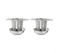 Fauhapyway 304 Stainless Steel Tea Infuser Basket 11.3x7cm | Extra-fine mesh holes, for zero sediment, perfect for green tea, black tea, oolong, clean brew every time
