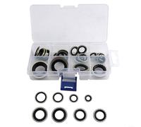 Fauhapyway 30PCS Car AC Compressor Gasket Set， Professional Automotive Air Conditioning Seal Ring Kit